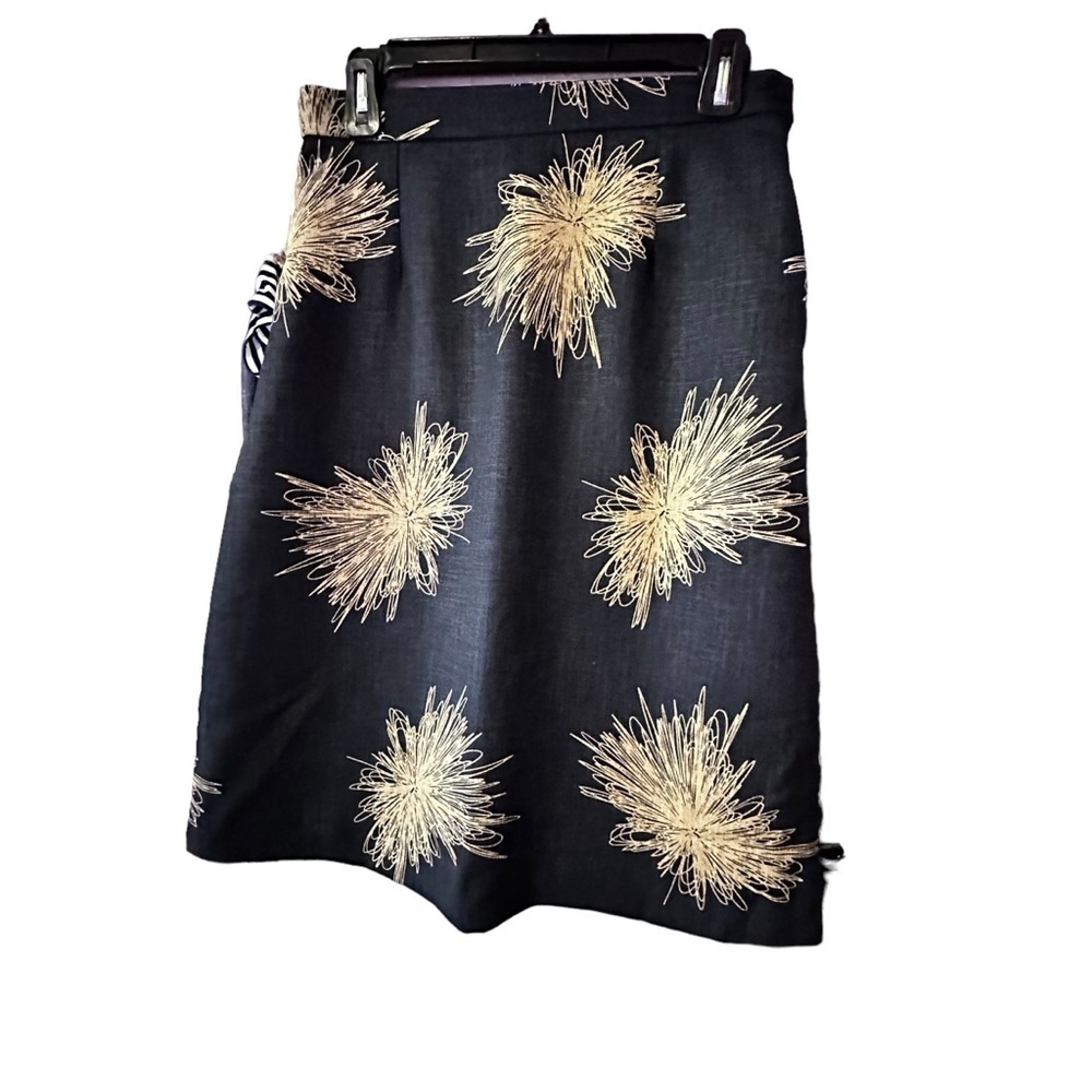 Nightingales LTD VINTAGE charcoal gray a-line midi skirt sz 12